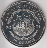 Libéria 2001. 10$ "Szabadság pillanatai-Bécs felmentése a török alól 1683." multicolor T:PP Liberia 2001. 10 Dollars "Moments of Freedom-Liberation of Vienna of the Turkish 1683." multicolor C:PP