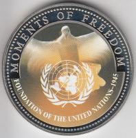 Libéria 2001. 10$ "Szabadság pillanatai-Az ENSZ megalapítása 1945." multicolor T:PP
Liberi...