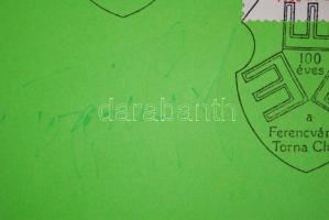 1999 100 éves a Fradi emlékboríték Torgyán József sk. aláírásával