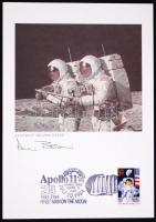 1994 Első Ember a Holdon emléklap Alan Bean aláírásával