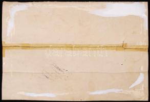 cca 1930 Kerékpárverseny indulása a Hősök teréről. 20x30 cm (középen hajtás)