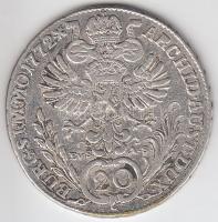 Ausztria/magyar verdejel 1772C EVS-AS 20Kr Ag &quot;II. József&quot; T:3