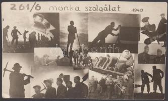Hungarian 261/6 labor service corp in WWII, montage (EB)