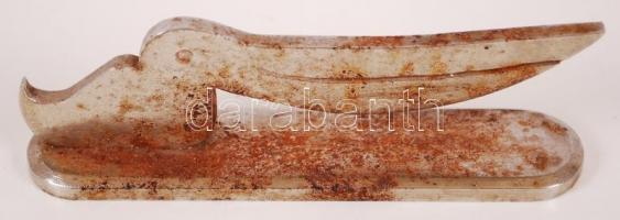 Art deco fém tukán / 
Metal toucan figure, 9,5x3x2cm