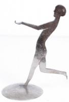 Art deco fém figura /  Art deco metal figure, 19x13cm