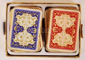 Ferd. Piatnik & Sons, Vienna, egy csomag régi, mini francia kártya / 
Vintage French mini play c...