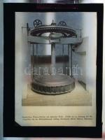 cca 1900 16db üvegnegatív eredeti dobozában, német ipari felvételek: gyárépületek, gépek, ipari term...