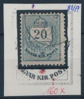 1881 20kr vésésjavítással