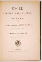 Grimm A.L.: Ősregék. Budapest É.n. Lauffer Vilmos Kiadása. Szecessziós könyv borítóval. Javított bel...