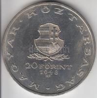 1948. 5Ft "Petőfi" + 10Ft "Széchenyi" + 20Ft "Táncsics" Ag sor T:2,2-