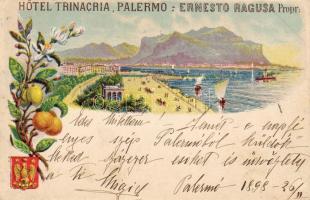 1898 Palermo Hotel Litho (EB)