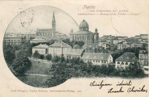 Teplitz mit Synagoge