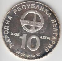 Bulgária 1985. 10L Ag &quot;Űrhajósok&quot; T:PP Bulgaria 1985. 10 Leva Ag &quot;Cosmonauts&quot; C:PP