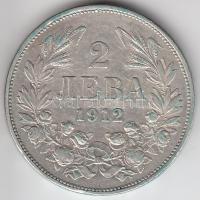 Bulgária 1912. 2L Ag T:2,2- Bulgaria 1912. 2 Leva Ag C:XF,VF