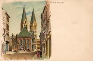 Németország Bréma hosszúcímzéses litho (kis szakadás)