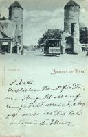 1898 Észtország Reval villamossal