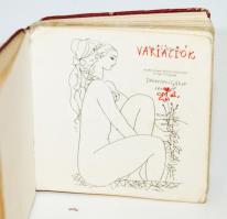 Reich Károly: Variációk. Devecseri Gábor verseivel. 1650 példány. Borító kopott