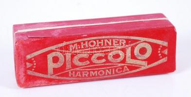 cca 1930 Hohner Piccolo C-s szájharmónika (kis rozsda)