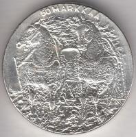 Finnország 1981. 50M Ag "Kekkonen elnök" T:BU
Finland 1981. 50 Markka Ag "80th Birthd...