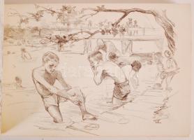 Márton Lajos (1891-1953): Jubileumi Márton-album. Litográfia-sorozat. [Bp.], [1936], A szerző sajátj...