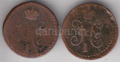 Oroszország 1840. 1/4k Cu + 1842. 1/4k Cu T:3
Russia 1840. 1/4 kopeks Cu + 1842. 1/4 kopeks Cu C:F