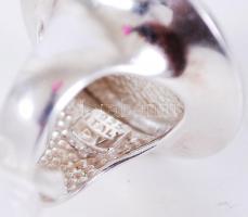 Kézzel készített ezüst (Ag) gyűrű ónixszal / 
Hand made silver ring with onyx, s: 54, br: 22,7gr