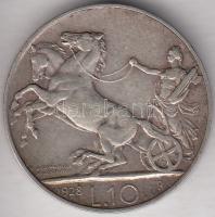 Olaszország 1928. 10L Ag T:2-
Italy 1928. 10 Lire Ag C:VF