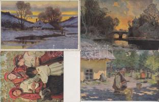 50 db régi festmény reprodukció / 50 painting reproductions