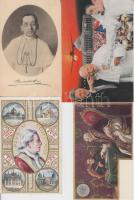 15 db főleg modern képeslap pápákról, köztük néhány régi / 15 mainly modern postcards about popes, between them some old cards