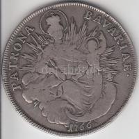 Német Államok / Bajorország 1766. Tallér Ag "III. Miksa / Madonna" München (27.63g) T:2- k...