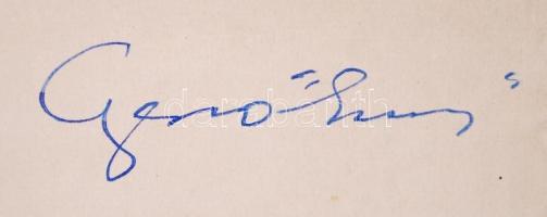 1946 Gerő Ernő által aláírt köszönő levél a Szabadság híd újjáépítésében kifejtett munkáért