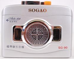 Sogao kínai kazettás magnó, eredeti dobozában, újszerű állapotban 16×10 cm