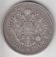 Oroszország 1900FZ 1R Ag "II. Miklós" T:2-,3 
Russia 1900FZ 1 Ruble Ag "Nicholas II&q...