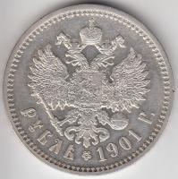 Oroszország 1901AP 1R Ag "II. Miklós" T:2,2-
Russia 1901AP 1 Ruble Ag "Nicholas II&qu...
