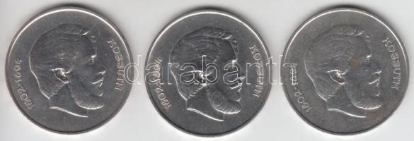 1947. 5Ft Ag "Kossuth" (3x) T:2-