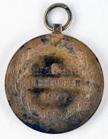 1873. December 2. "Hadiérem" I.Ferenc József Br katonai érdemérem szalag nélkül T:2
1873. ...