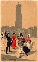 Paris St. Jacques C Litho