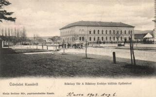 Kassa Rákóczi square, the building of the Rákóczi relic exhibition