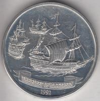 Samoa 1988. 10T Ag "Roggeveen flotta" T:PP
Samoa 1988. 10 Tala Ag "Roggeveen's f...