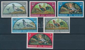 1965 Őshonos madarak sor Mi 113-118 (Mi 116-118**)