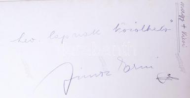 1942 Simor Erzsi színész nagyméretű dedikált fotó Rozgonyi műterméből 15x24 cm