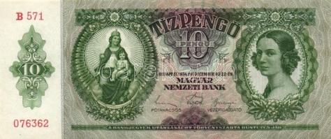 1936. 10P (4x) egymás utáni sorszámmal T:I,I-(apró sarokhajlás)