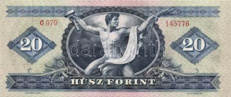 1969. 20Ft (3x) egymás utáni sorszámmal T:I