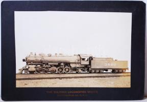 Baldwin Lokomotív gyár gőzmozdonya fotó / American locomotive photo 26x17 cm