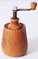 Régi fa borsmalom /  Vintage wooden pepper mill, 10,5cm
