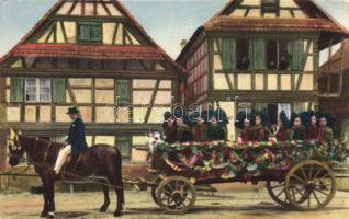 French folklore, women in the carriage (EK)