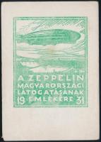 1931 A Zeppelin Magyarországi Látogatásának emlékére, Pax-Ting 1939 So. Stpl (EK)