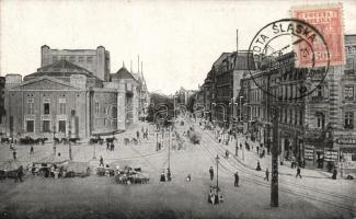 Katowice Friedrich street, theater, tobacco shop