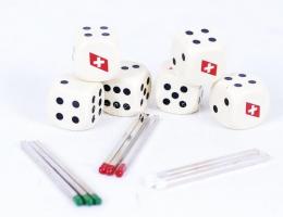 Swissair úti kockajáték és marokkó készlet