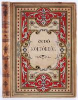 Zsidó költőkből. Salamon Ibn Gabiról. Juda Halévi. Juda Alcharizi. Ford. Kecskeméti Lipót. Bp., 1887, Athenaeum. 230p. /Magyar-Zsidó Szemle Irodalmi Vállalata./ Kiadói (Gottermayer), díszesen festett vászonkötésben, rajta egy apró kopással